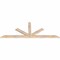 Ekena Millwork Saratoga Smooth Timber Gable Bracket, Douglas Fir, 72"W x 27"H x 1 1/2"D x 3 1/2"F, 9/12 Pitch GBW072X27X0204SAR00SDF - alternate 2